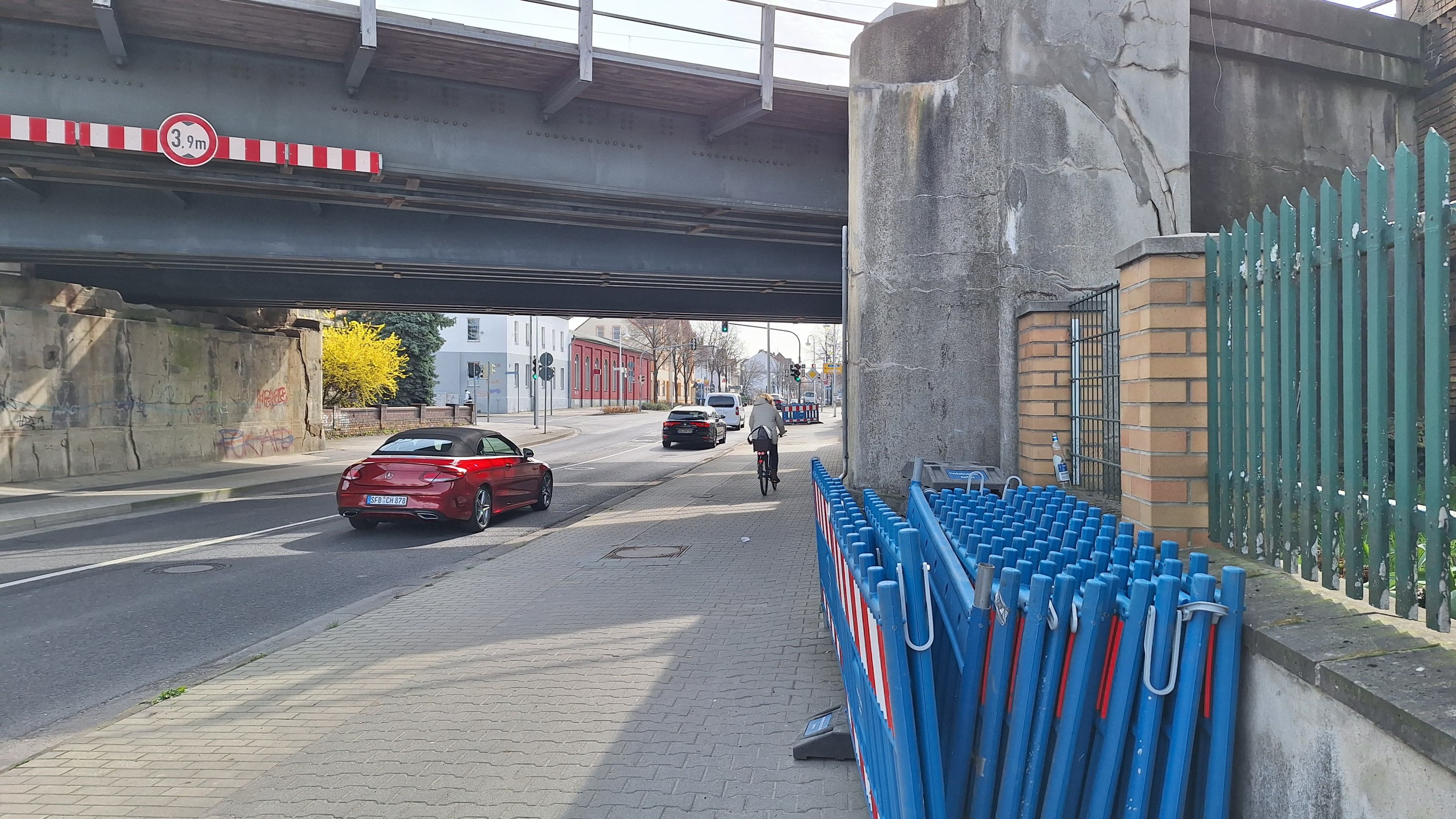 Bahnhofstraße in Senftenberg: Baustelle bis November 2025