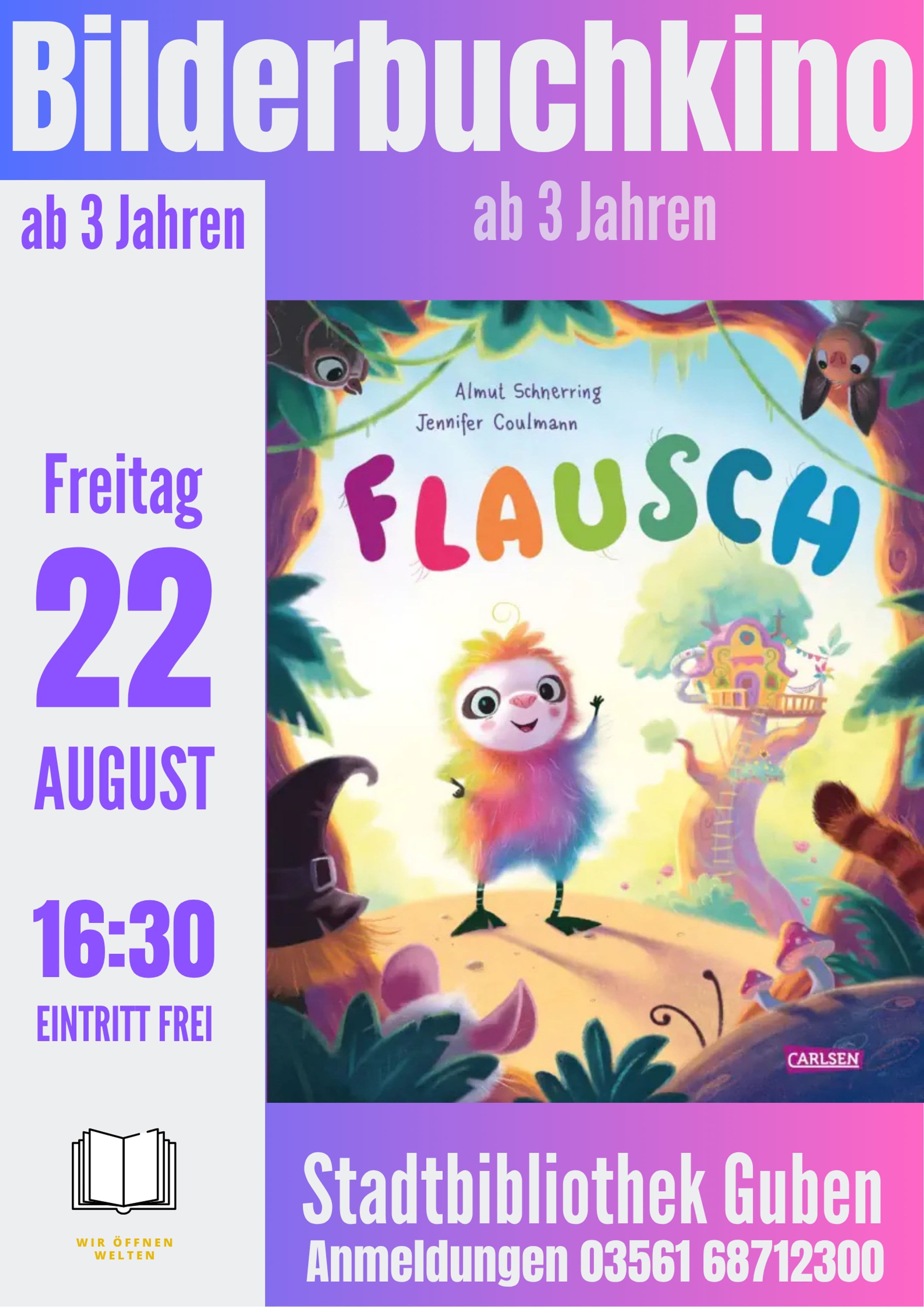 Bilderbuchkino „Flausch“ in Guben