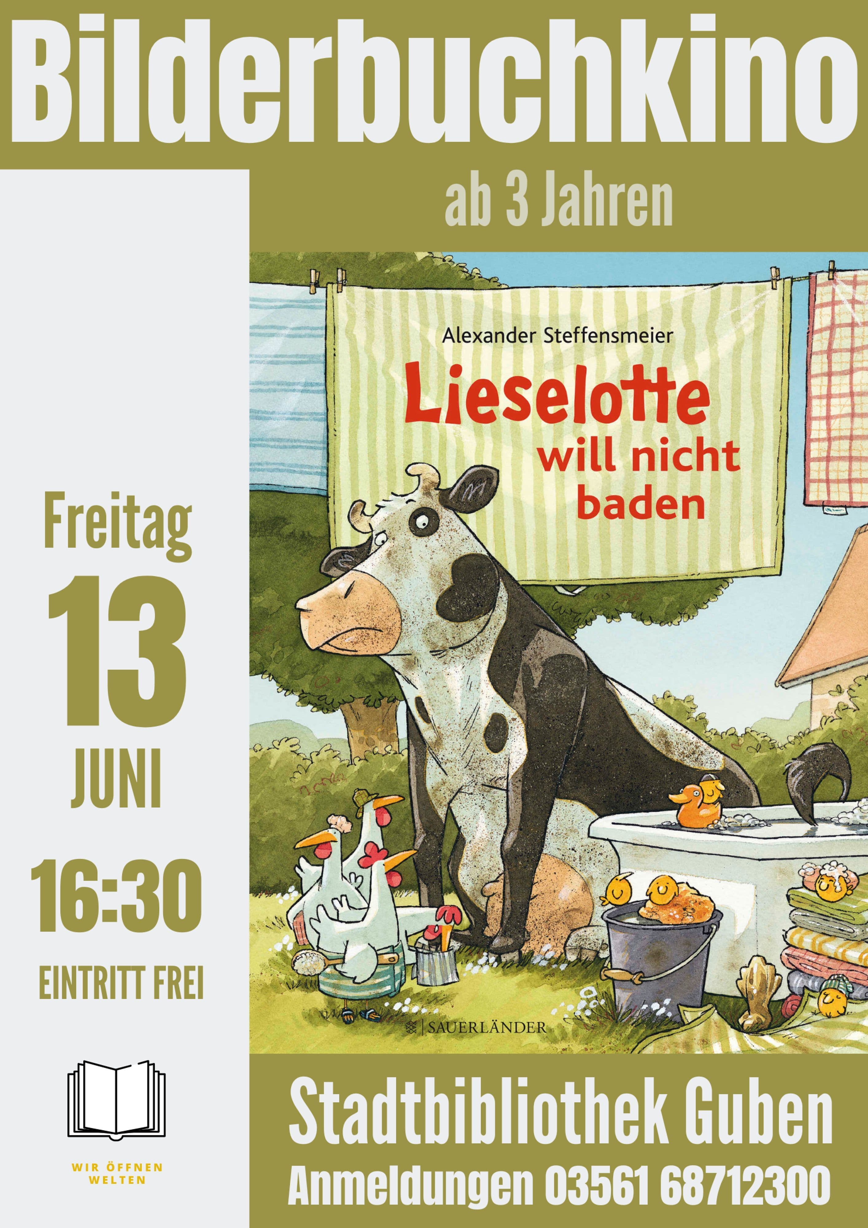Lustiges Bilderbuchkino für Kinder in Guben