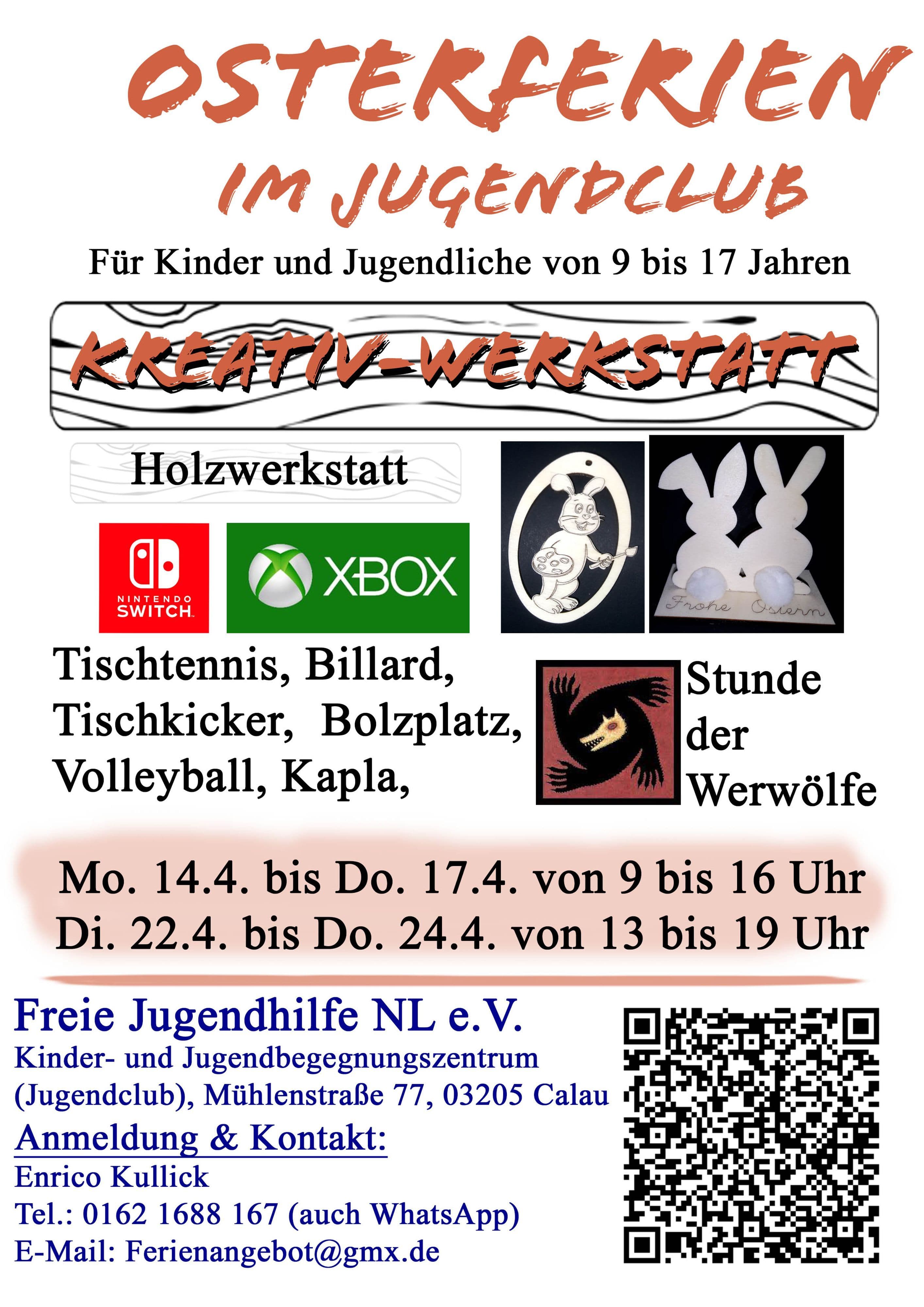 Osterferien im Calauer Jugendclub